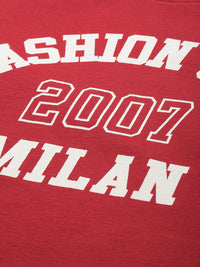 DILLINGER Women Oversized Raglan Sleeve Printed Tshirt