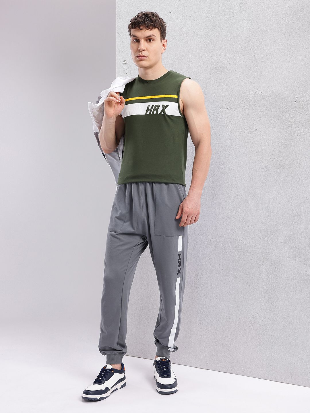 HRX by Hrithik Roshan Typography Printed T-shirt