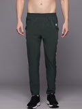 HRX by Hrithik Roshan Men Striped Detail Mid-Rise Rapid-Dry Training Track Pants