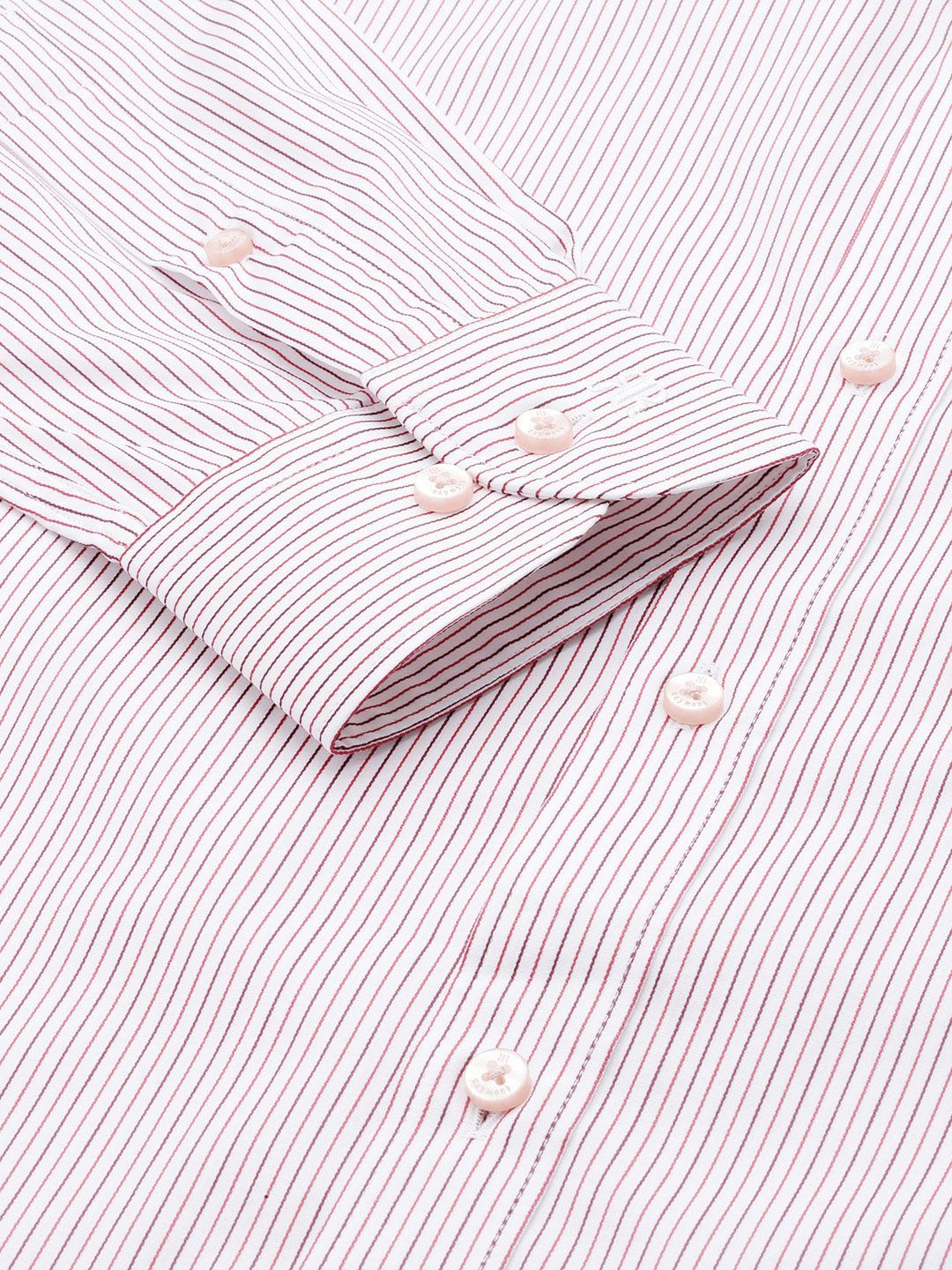 Raymond Men Pure Cotton Slim Fit Striped Formal Shirt