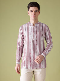 Anouk Woven Design Geometric Kurta