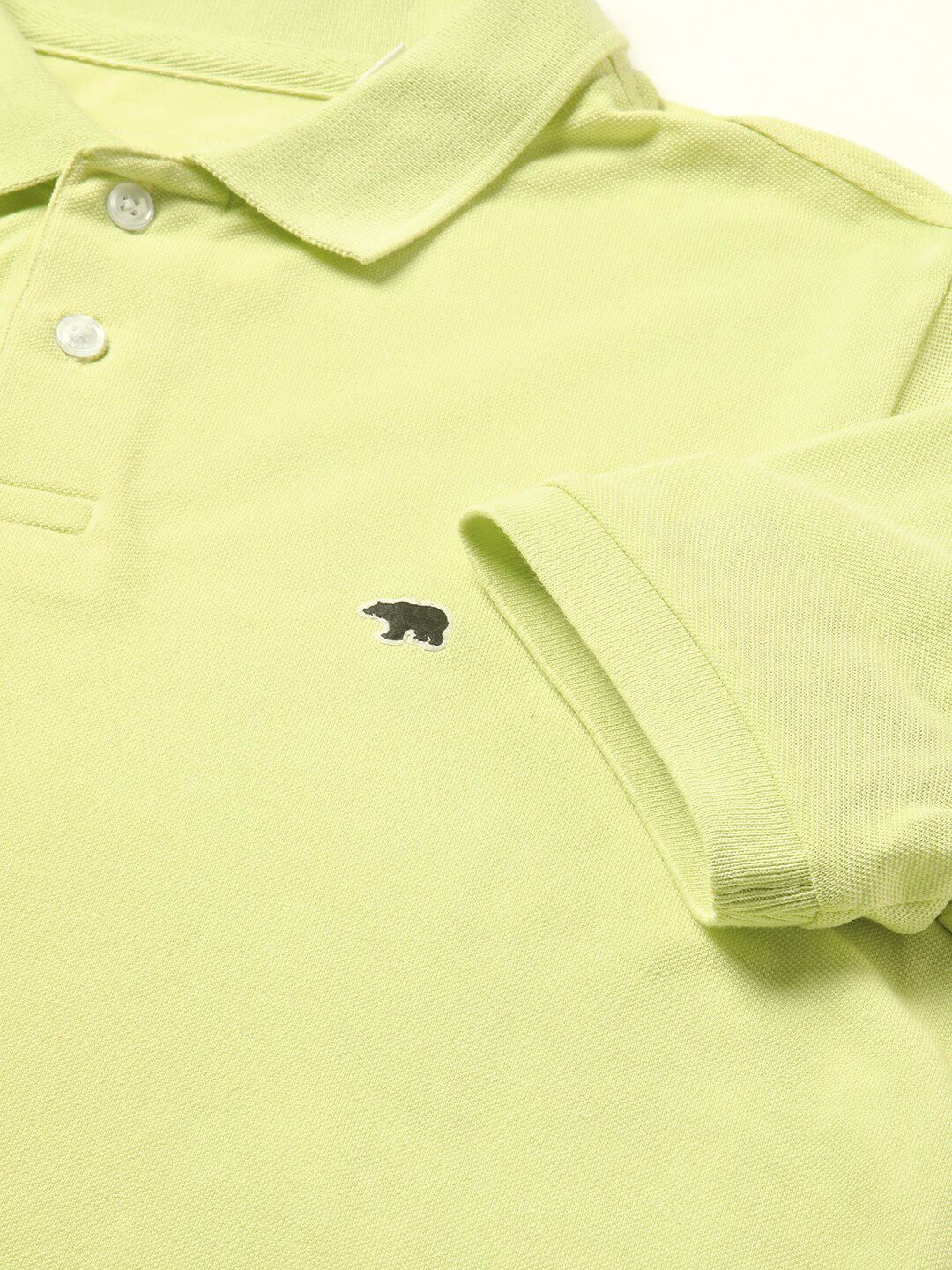 THE BEAR HOUSE Polo Collar Slim Fit Cotton T-shirt