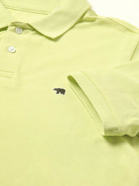 THE BEAR HOUSE Polo Collar Slim Fit Cotton T-shirt