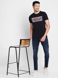 Being Human Typography Printed Round Neck T-shirt