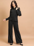Tokyo Talkies Pleated Shirt With Trousers