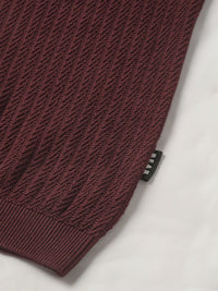 THE BEAR HOUSE Men Striped Regular Fit Pure Cotton Polo Collar T-Shirt