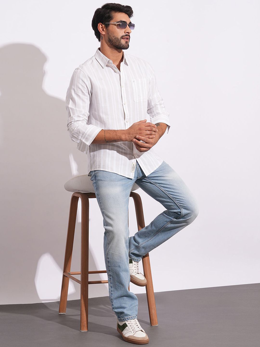 Being Human Men Classic Light Fade Stretchable Jeans