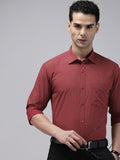 Park Avenue Slim Fit Opaque Micro Ditsy Printed Formal Shirt