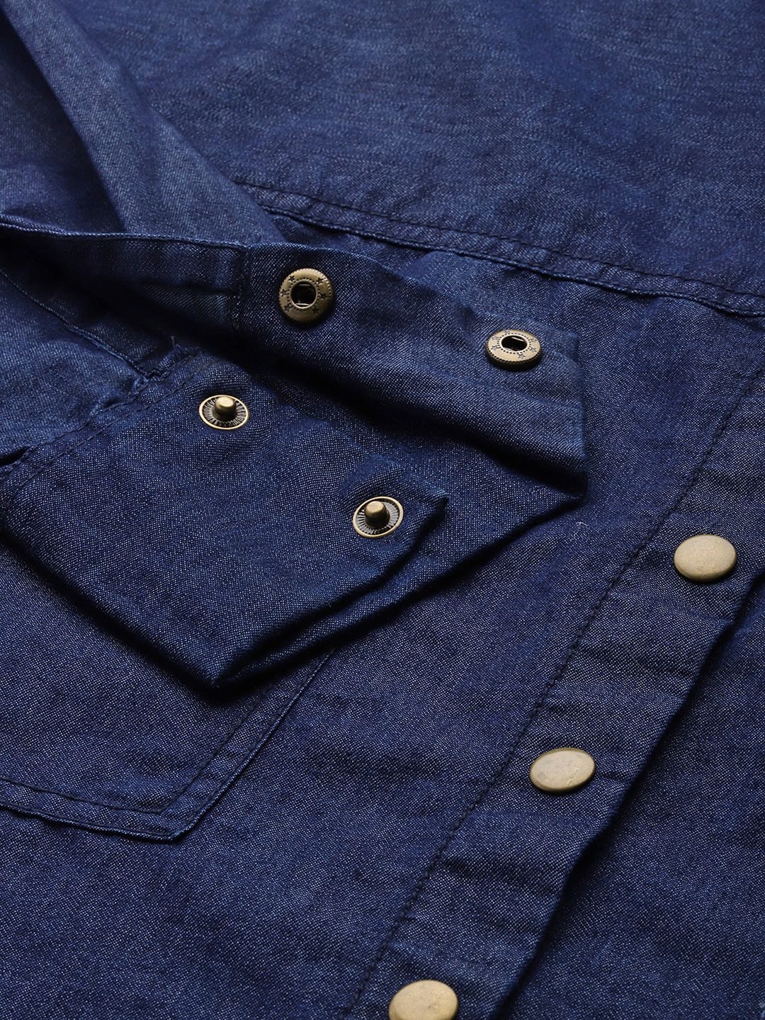 DressBerry Longline Chambray Casual Shirt