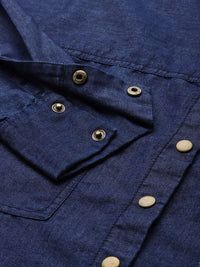 DressBerry Longline Chambray Casual Shirt