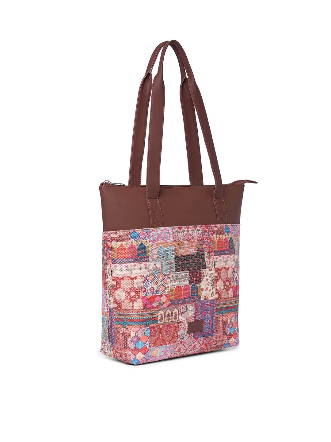 ZOUK Ethnic Motifs Printed Shopper Tote Bag