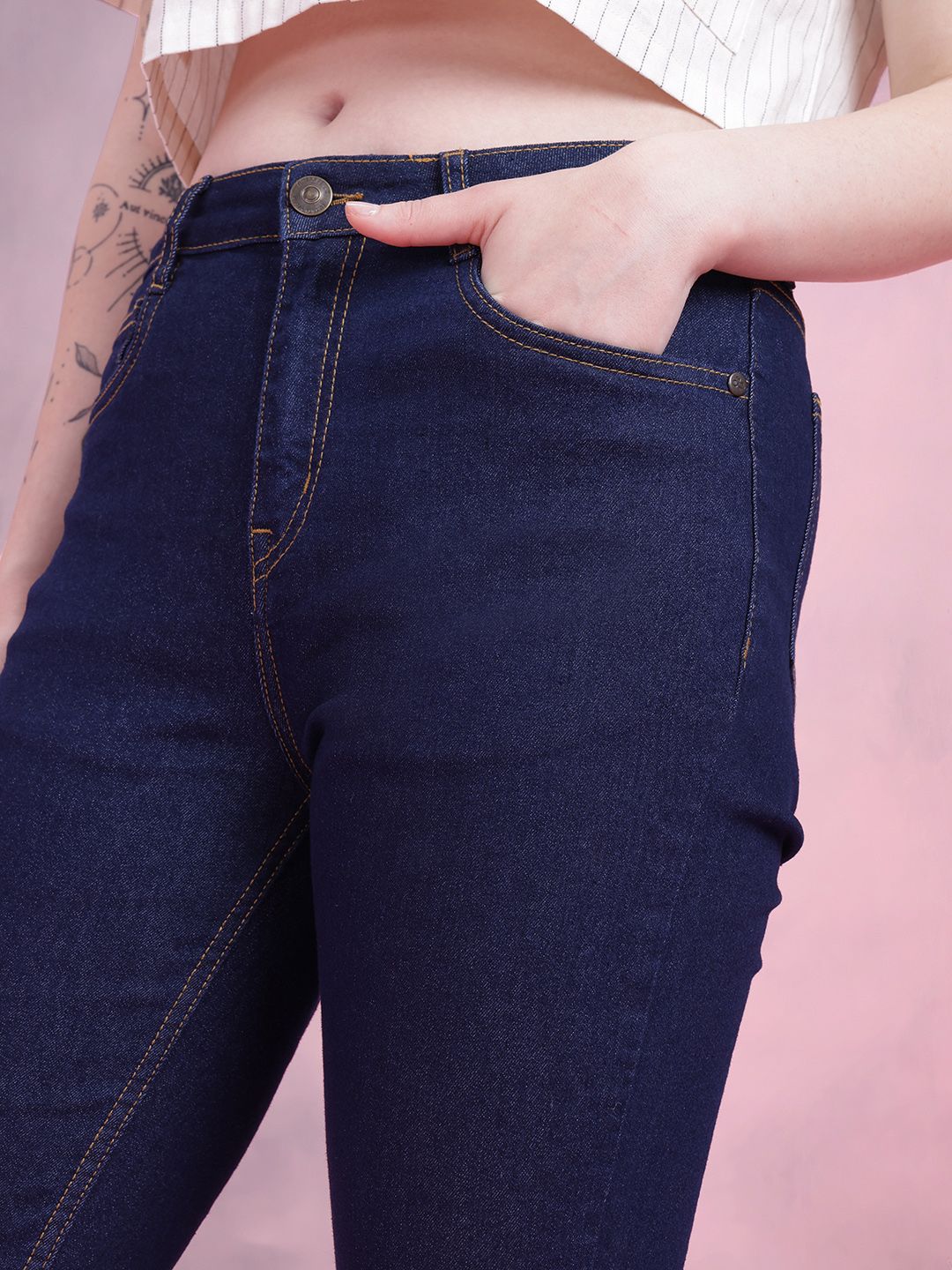 DressBerry Women Mid-Rise Slim Fit Stretchable Jeans