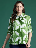 DressBerry Women Printed Pure Cotton Casual Shirt