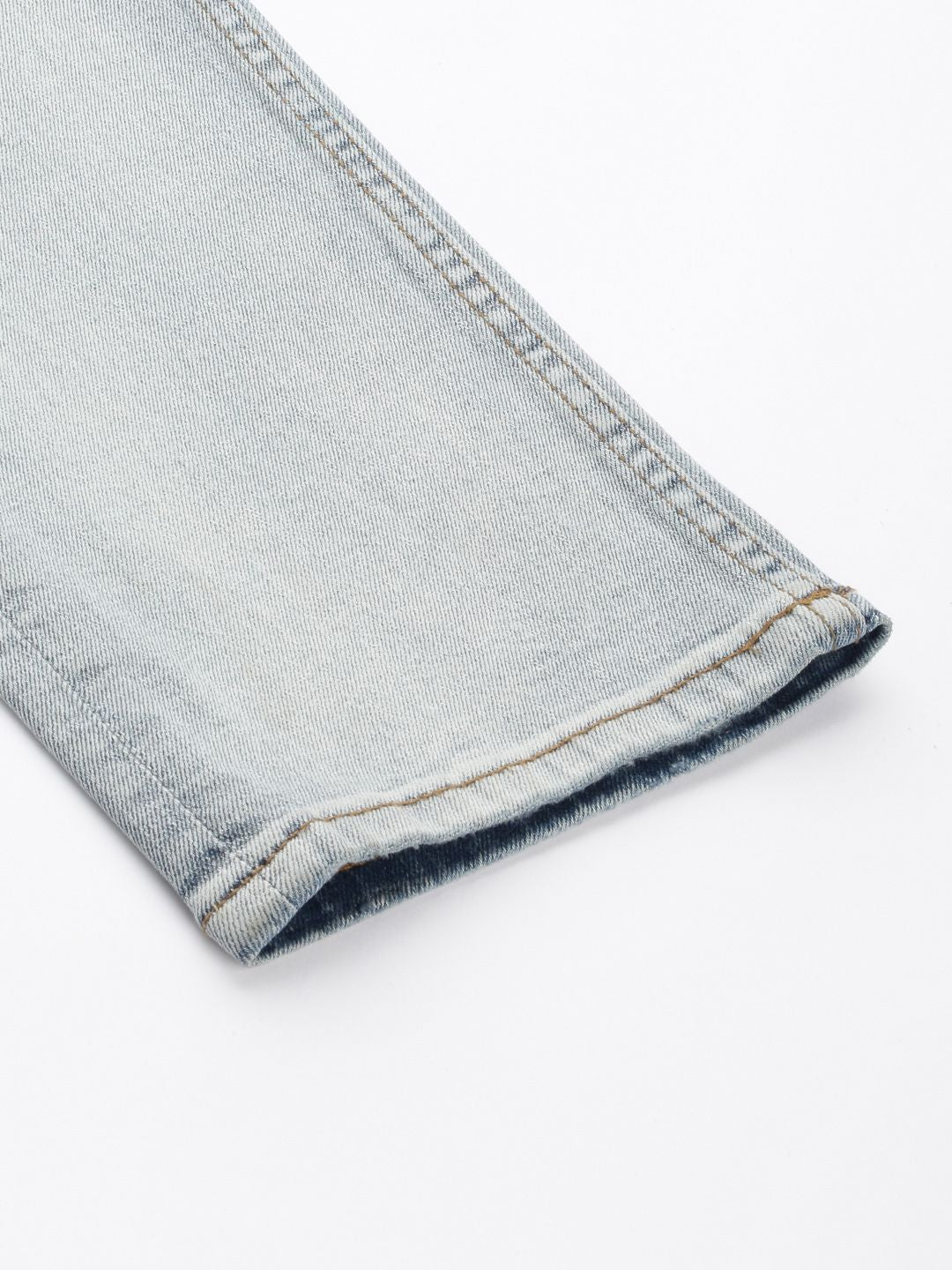 SPYKAR Men Skinny Slim Fit Low-Rise Slash Knee Heavy Fade Stretchable Jeans