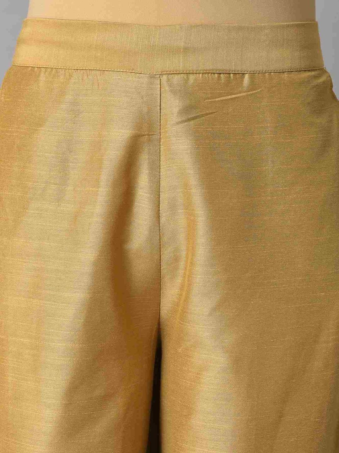 W Ethnic Motifs Printed Round Neck Kurta with Palazzos