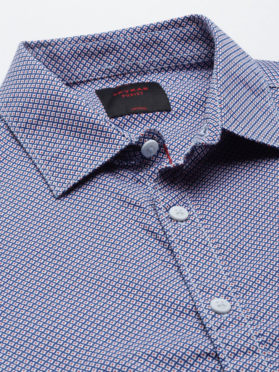 SPYKAR Men Pure Cotton Slim Fit Printed Casual Shirt