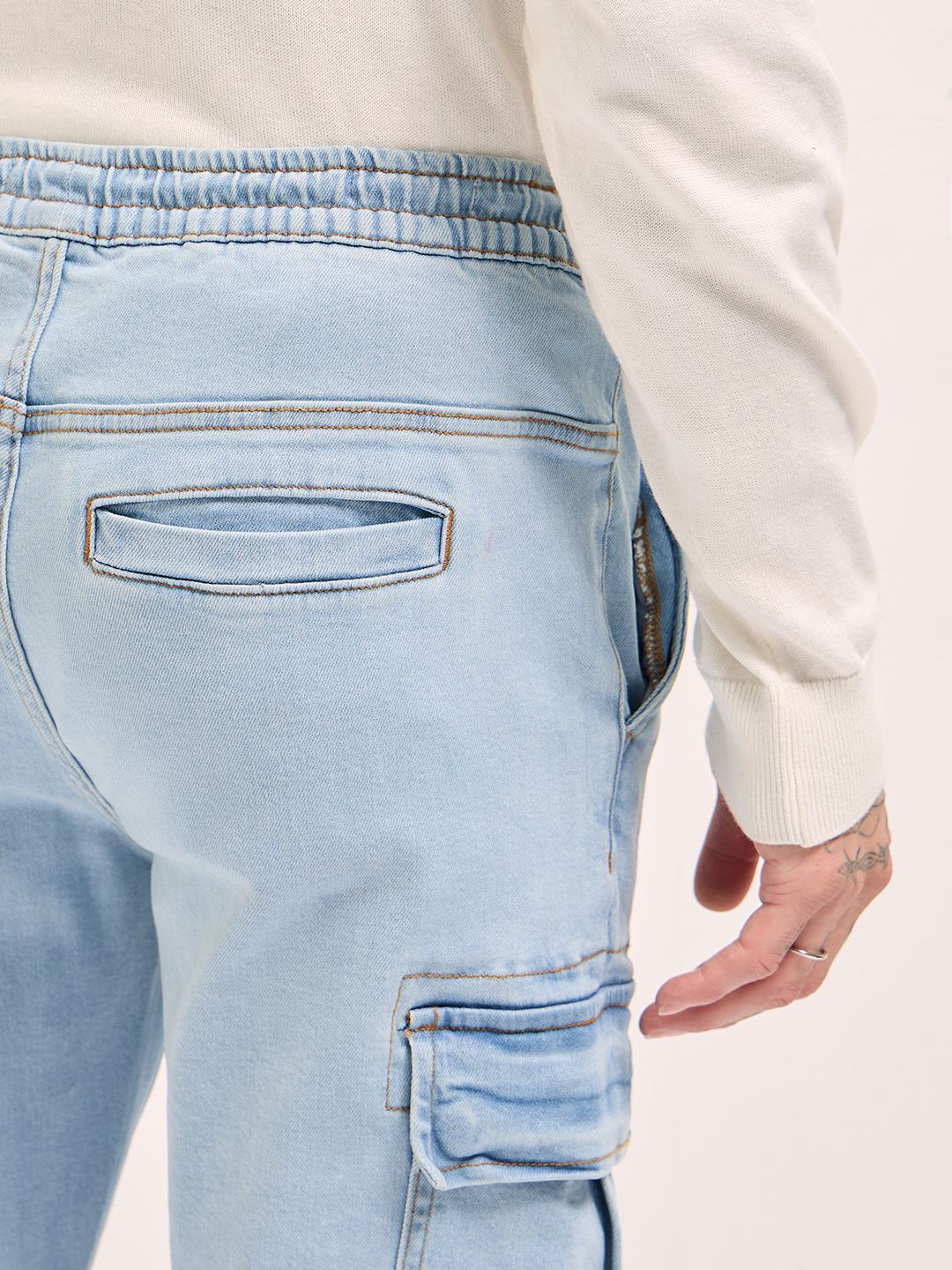 THE BEAR HOUSE Men Mid-Rise Jogger Jeans