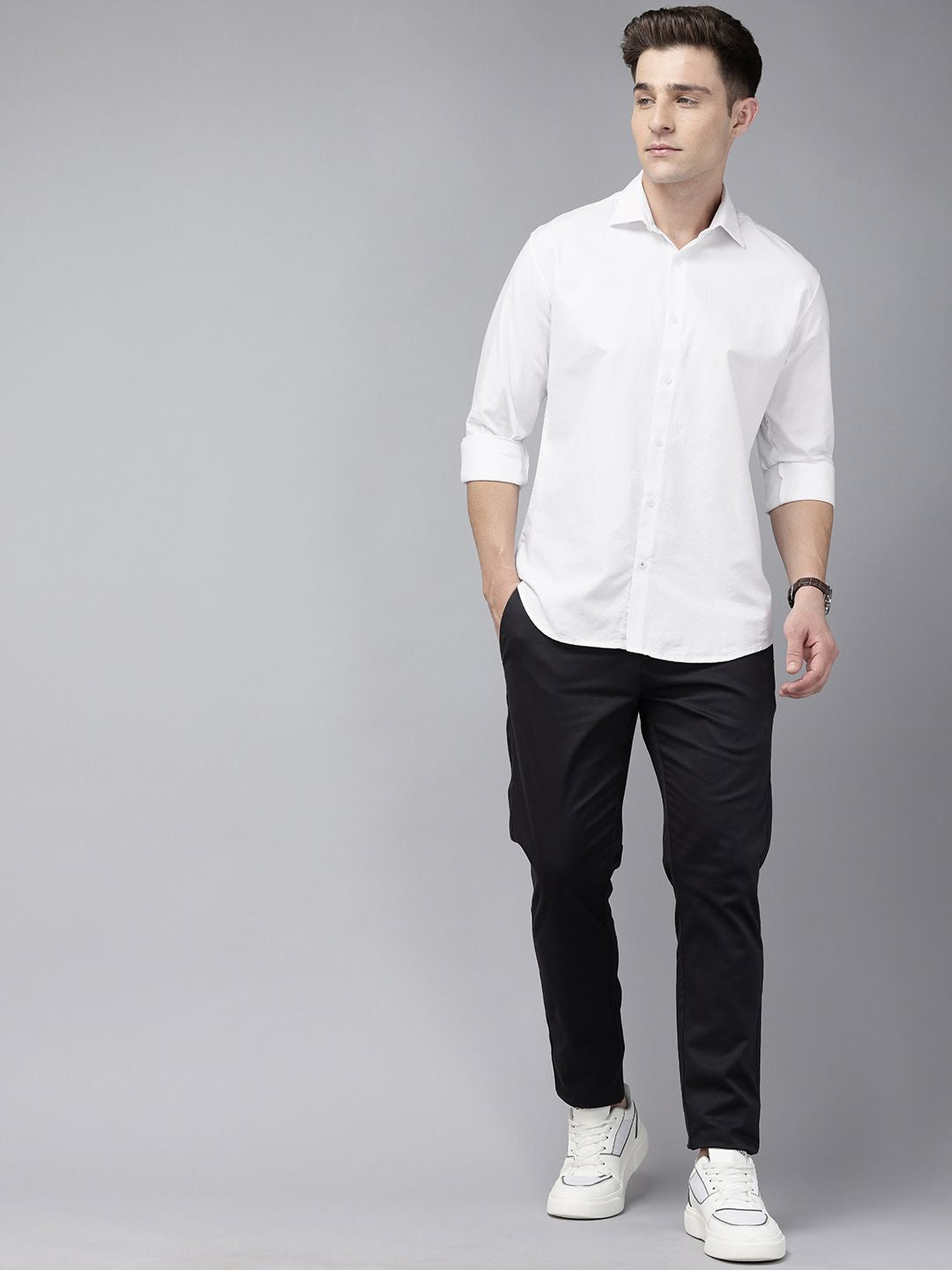 Park Avenue Pure Cotton Slim Fit Casual Shirt
