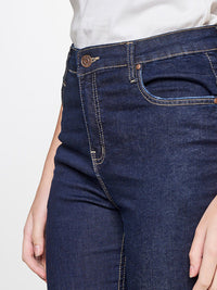 AND Women Blue Skinny Fit Trousers