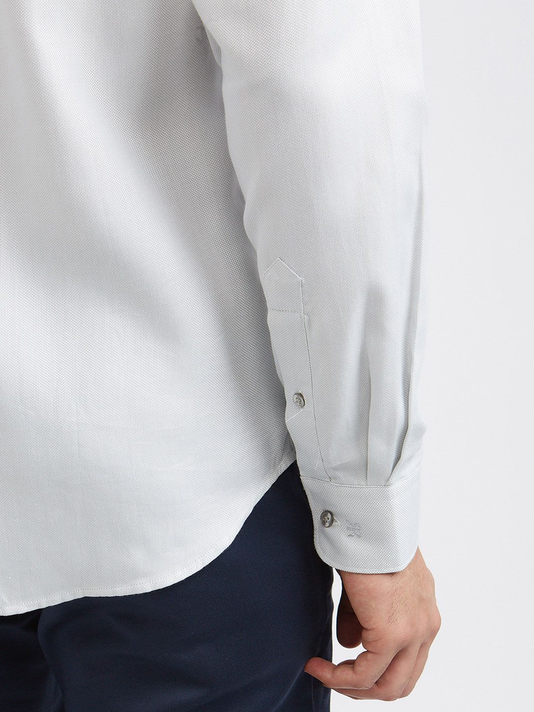 Raymond Pure Cotton Slim Fit Opaque Formal Shirt