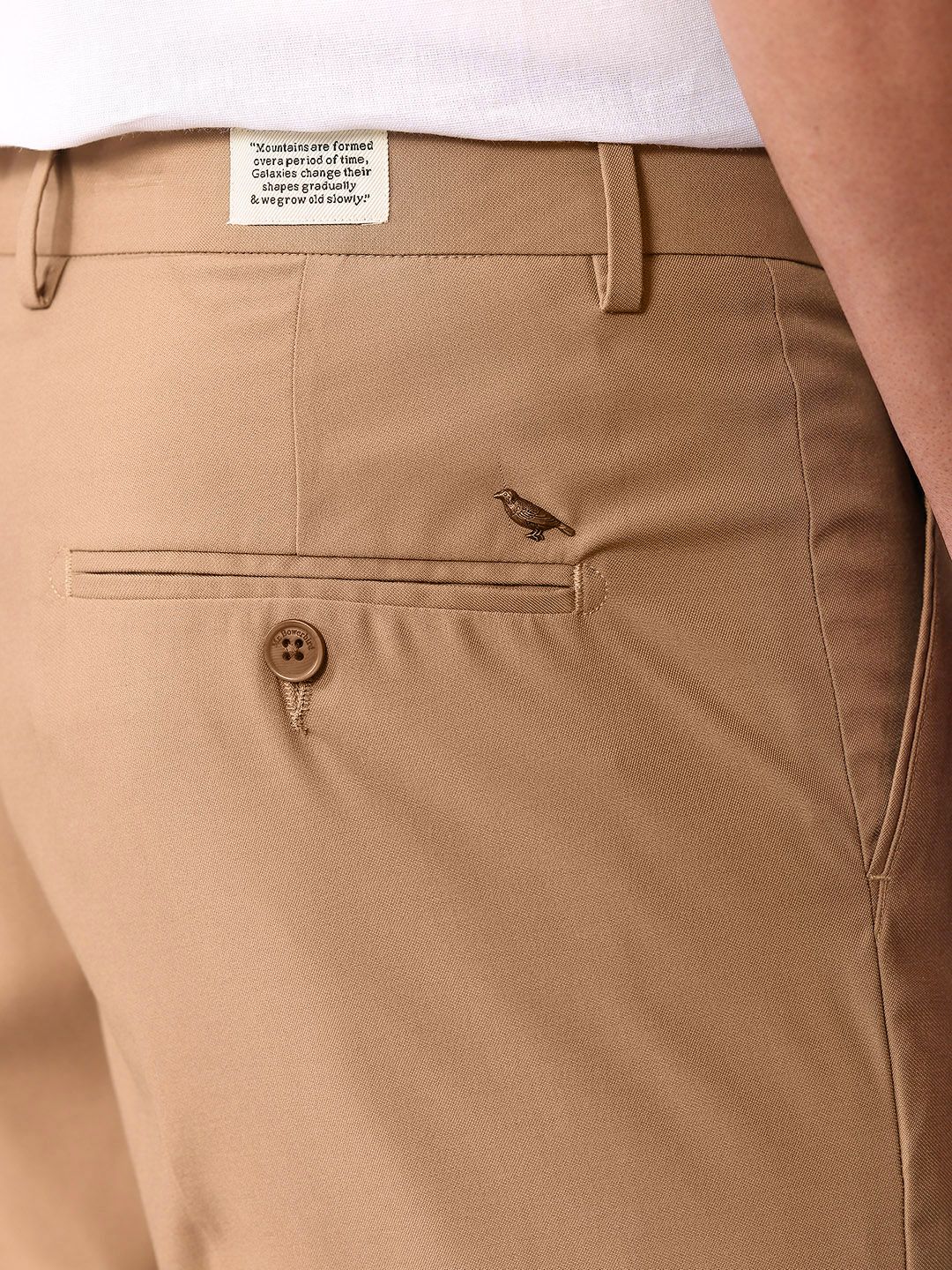 Mr Bowerbird Men Tailored Fit Vintage Pleated Trousers