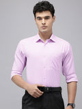 Park Avenue Slim Fit Geometric Self Designed Formal Shirt
