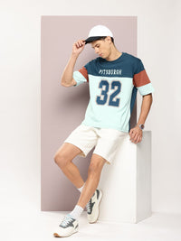DILLINGER Men Typography Printed Oversized T-shirt