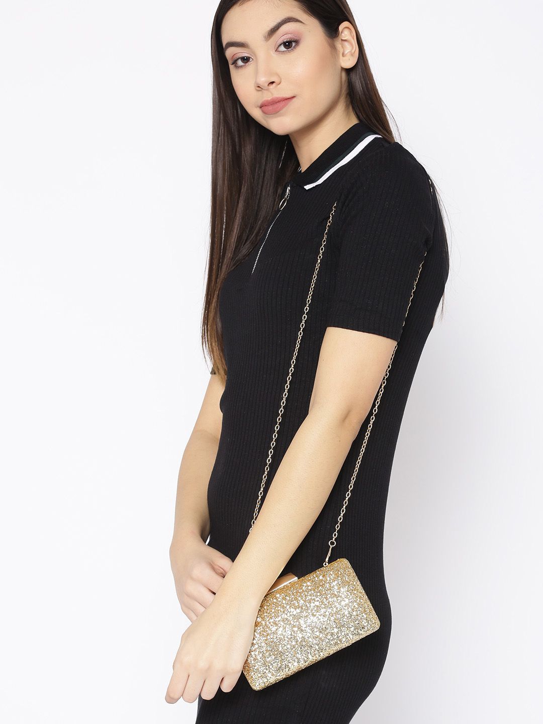 Lino Perros Gold-Toned Embellished Clutch