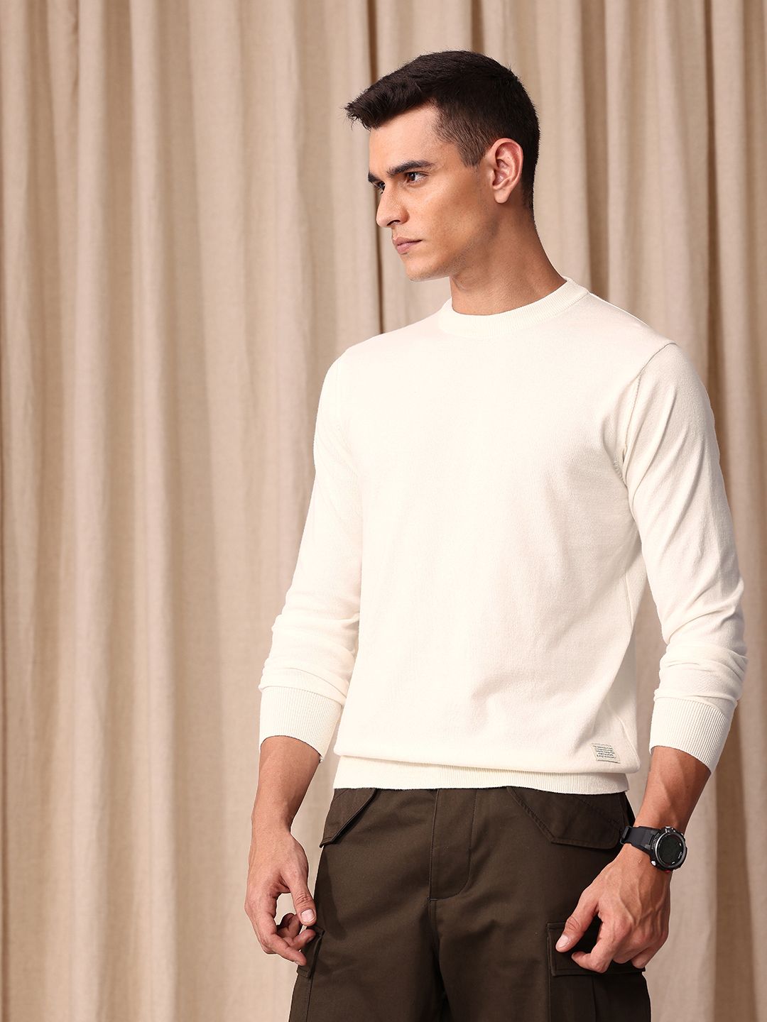 Mr Bowerbird Round Neck Tailored Pullover Sweater