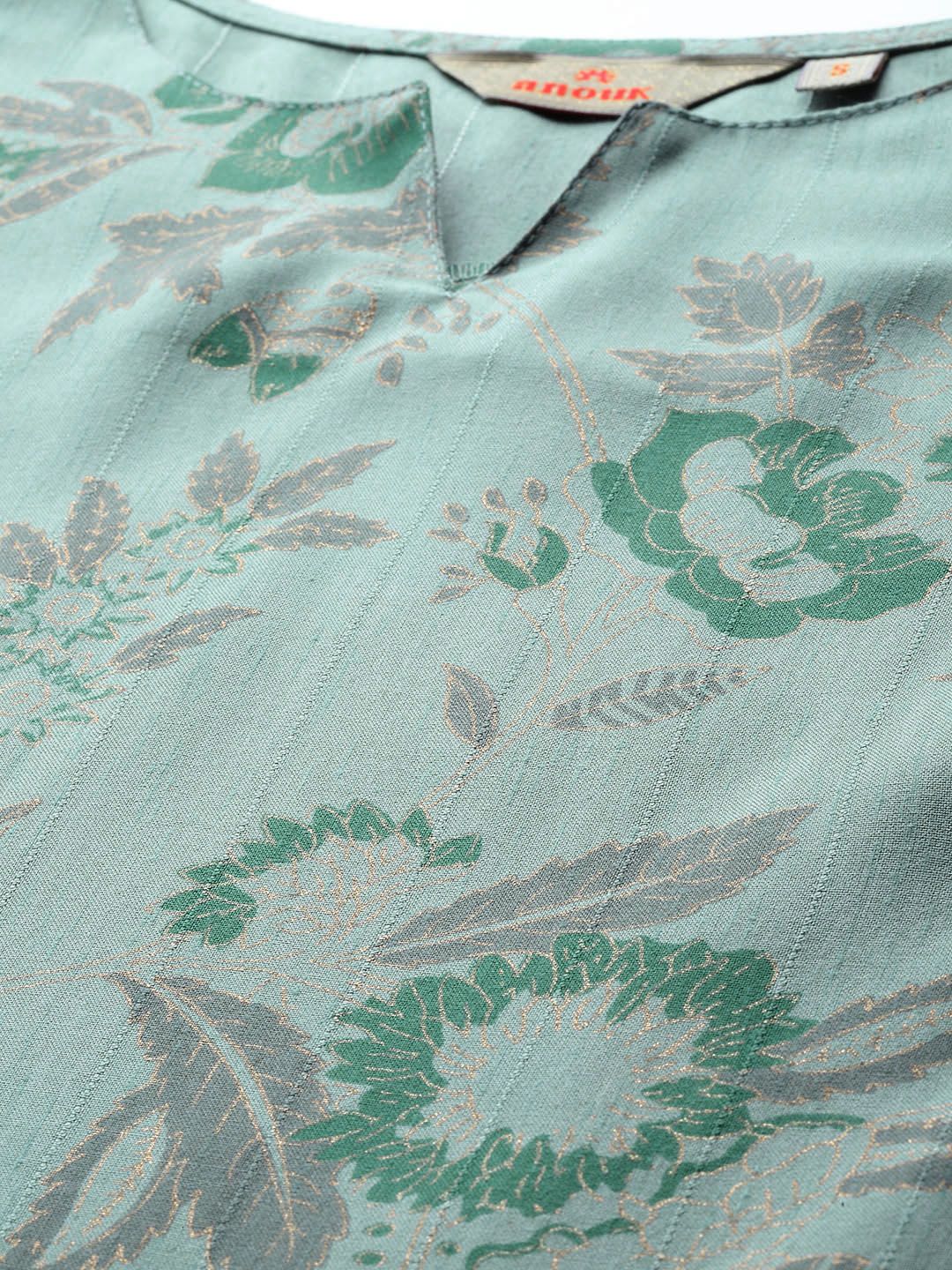 Anouk Printed Straight Kurta