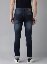 SPYKAR Men Skinny Fit Low-Rise Heavy Fade Stretchable Jeans