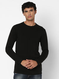 SPYKAR Round Neck Cotton Pullover