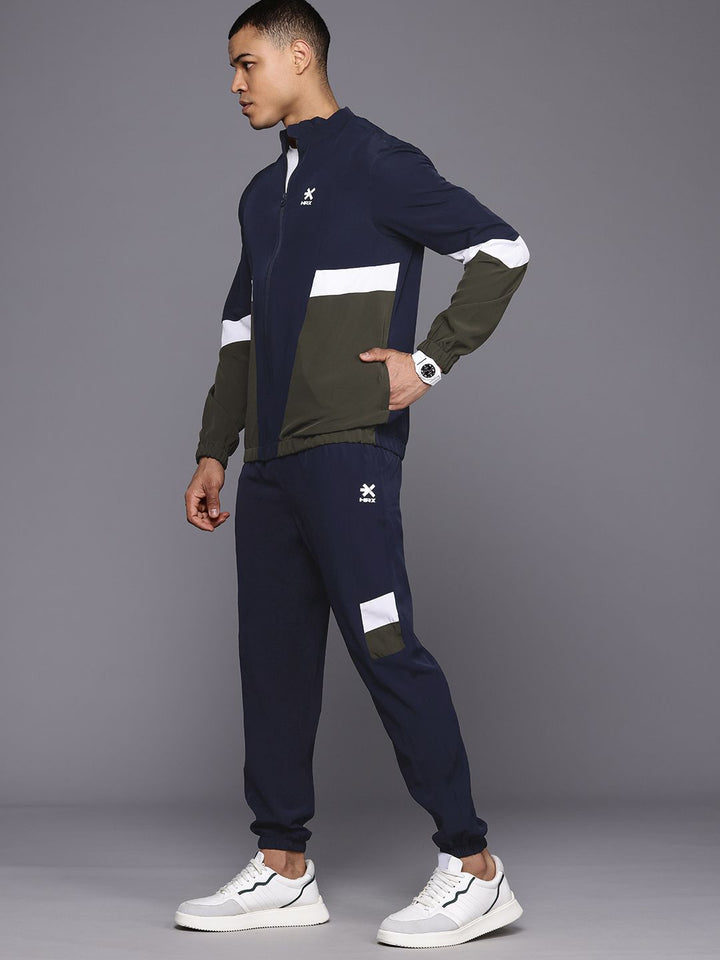 HRX by Hrithik Roshan Colour-block Casual Tracksuit