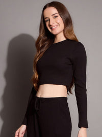 SASSAFRAS BASICS Cotton Crop Top