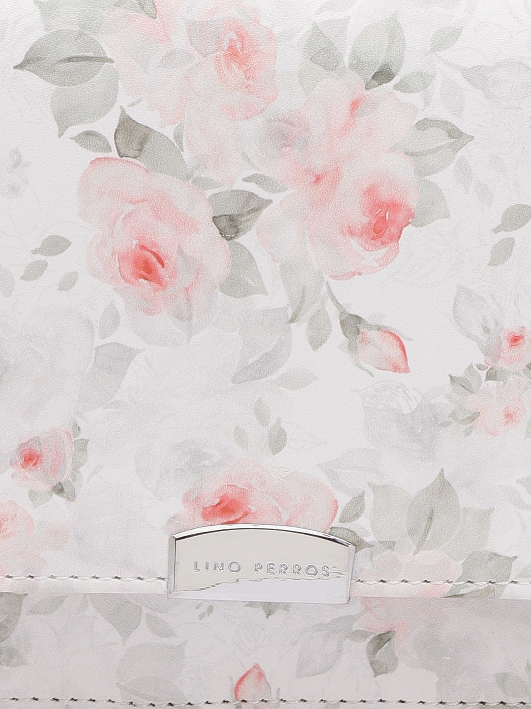 Lino Perros Floral Printed Structured Sling Bag