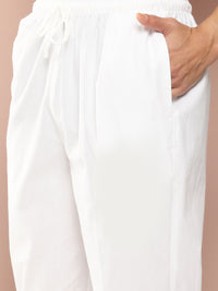 See Designs Men Embroidered Sequinned Chanderi Silk Kurta with Pyjamas