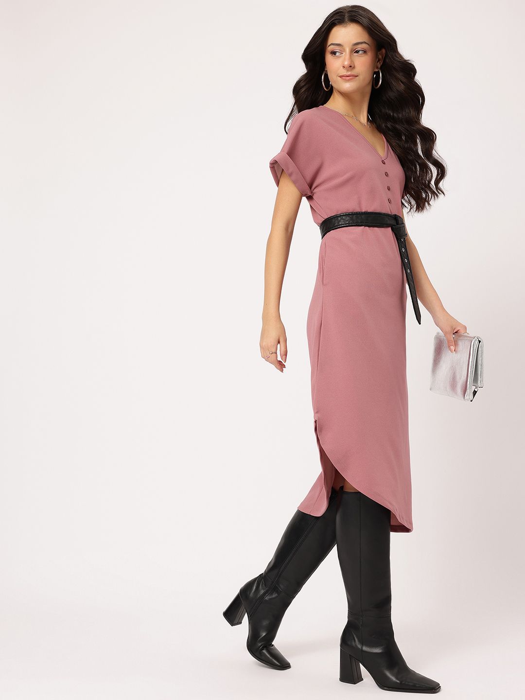 DressBerry Extended Sleeves Sheath Dress