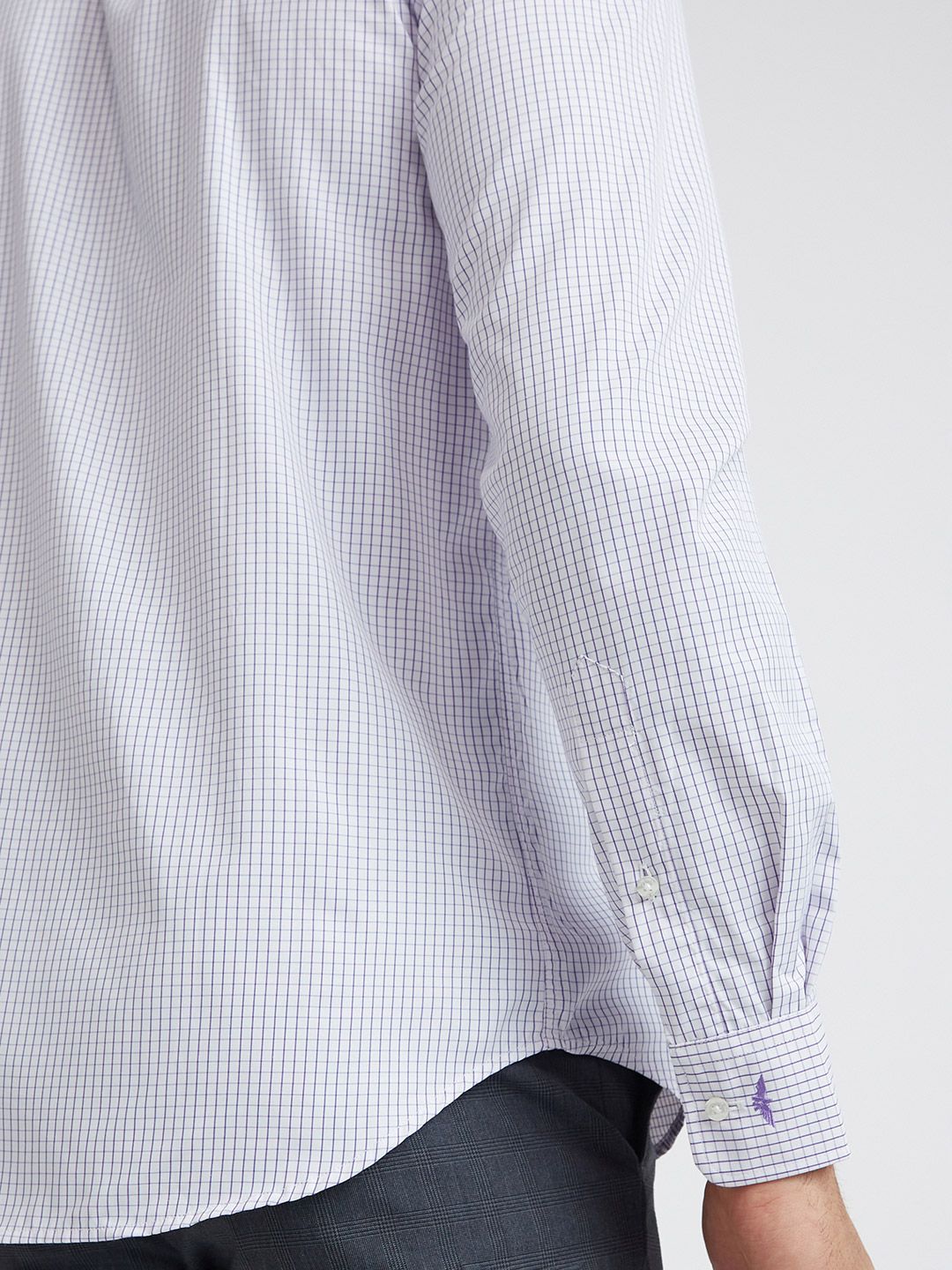 Park Avenue Slim Fit Checked Formal Shirt