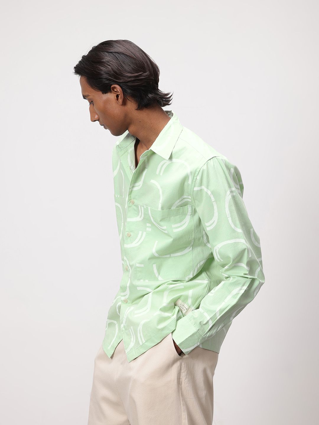 ether Abstract Printed Casual Shirt