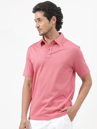 RARE RABBIT Men Nielson Regular Fit Polo Collar T-Shirt