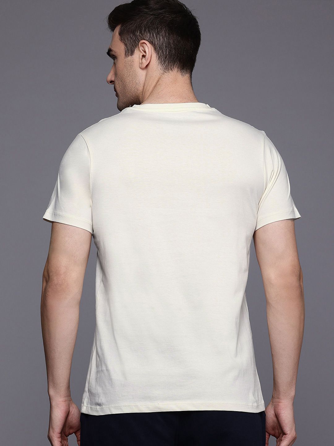 HRX by Hrithik Roshan Typography Print Pure Cotton Yoga T-shirt