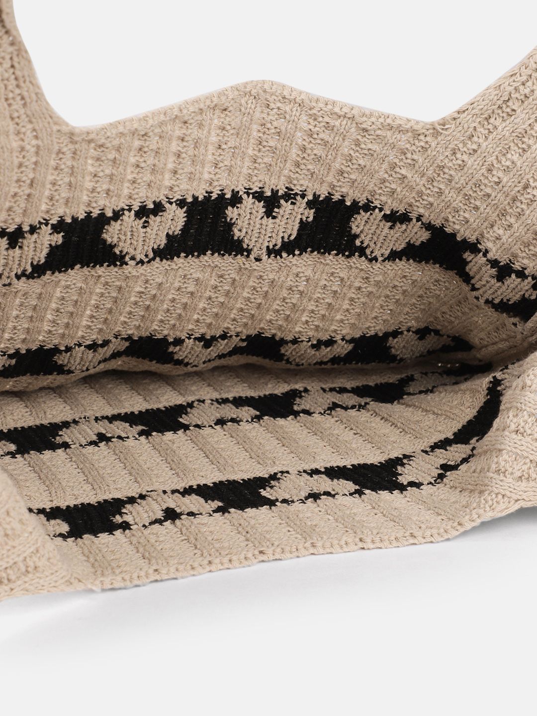 DressBerry Heart Crocheted Shopper Tote Bag