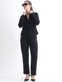 RAREISM Women Mid Rise Slim Fit Cotton Track Pants