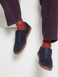 RARE RABBIT Men Striped Lace-Up Sneakers