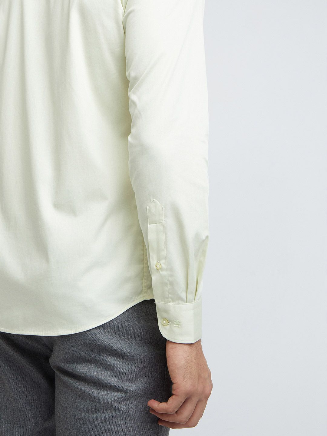 Raymond Men Organic Cotton Slim Fit Baju Formal Legap