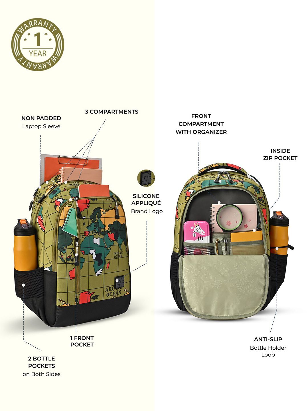 Gear Unisex Casual Backpack