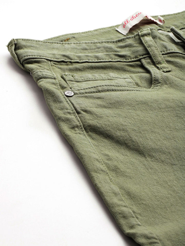 all about you Women Slim Bootcut High-Rise Stretchable Jeans