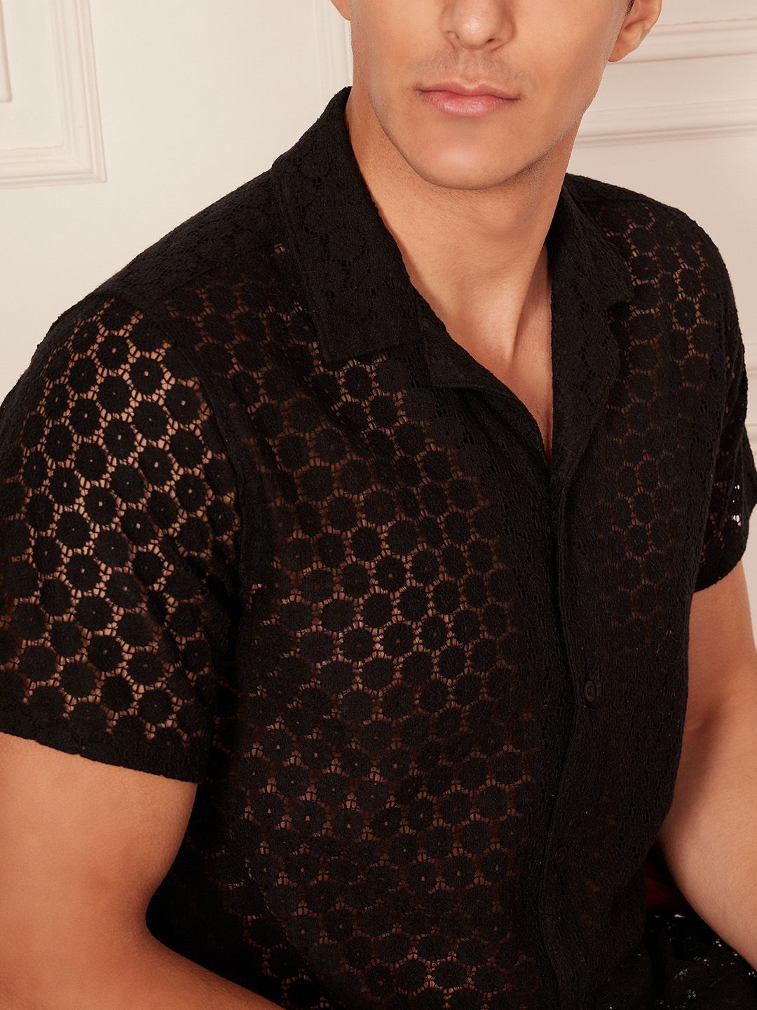 DENNISON Men Smart Block Printed Casual Shirt