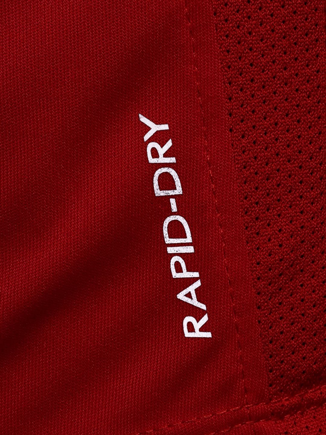 HRX by Hrithik Roshan Brand Logo Printed Raglan Sleeves Rapid-Dry Training T-shirt