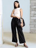 all about you Women Belted Pleated Trousers
